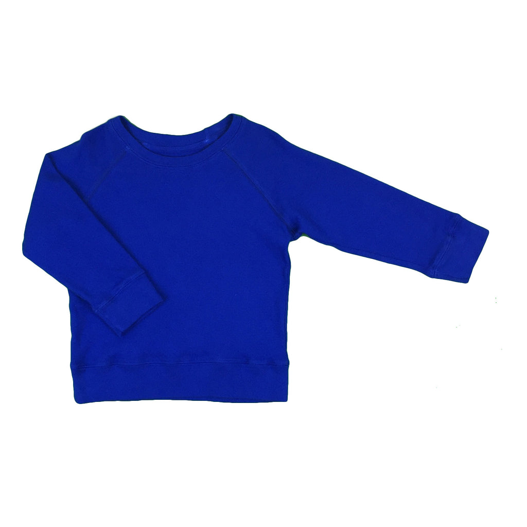 organic cotton sweatshirt - greece blue