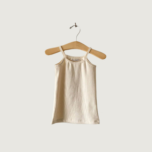 organic cotton tank top - natural
