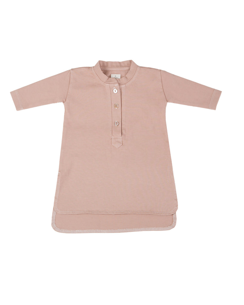 organic cotton tunic - camel rose